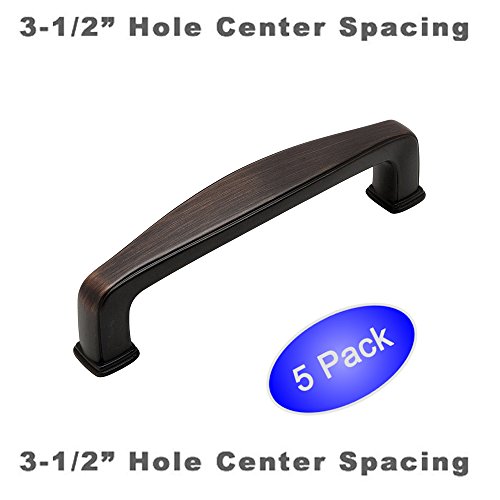 Cosmas® 4390ORB Oil Rubbed Bronze Modern Cabinet Hardware Handle Pull - 3-1/2