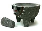 Molcajete Pig Head Mortar - Stone Bowl and Pestle
