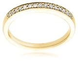 : 10k Yellow Gold Diamond Band (1/6 cttw, I-J Color, I3 Clarity), Size 7