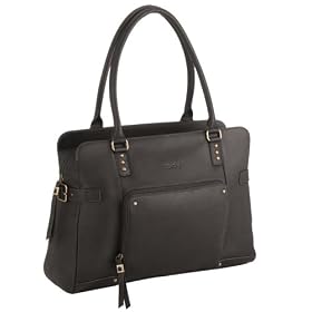 Solo 15.4- Inch Womens Vintage Laptop Satchel (Leather , Espresso)