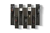 present New Decorative Wall Mount Wine Rack Modern Art Decor Design