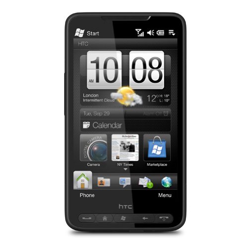 HTC - HD2 - T8585 - Smartphone - Ecran tactile - WVGA 480 x 800 - 5 Mpix - Bluetooth / Internet / GPS - 157 g - Noir