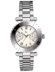 Guess Womens G20026L1 Silver Stainless-Steel Quartz Watch with Mother-Of-Pearl Dial