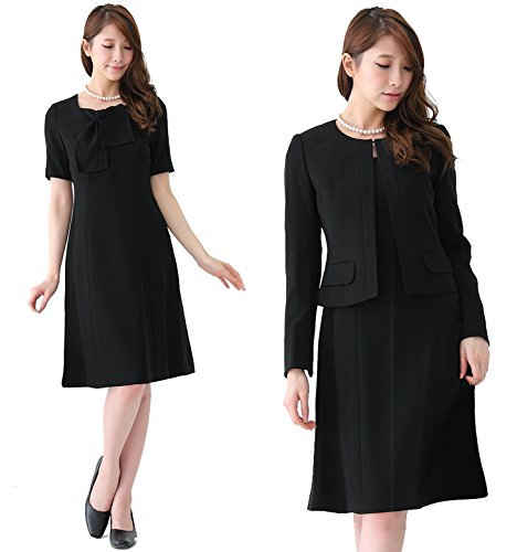 (アッドルージュ) AddRougeブラックフォーマル 喪服 レディーススーツセット 冠婚葬祭 ワンピース　礼服　アンサンブル 法要 お宮...