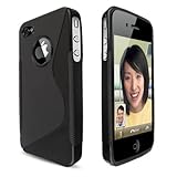 Premium - Apple iPhone 4G TPU Streamline Honey Black - Faceplate - Case - S ....