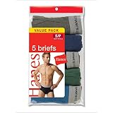 5-Pack Hanes Dyed Fashion Briefs P5 7800P L in Asst Fashion S