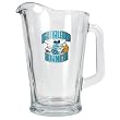New Orleans Hornets 60oz Glass Pitcher - Primary Logo NBA Basketball