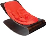 coco stylewood baby lounger - Cappuccino - Rock Red