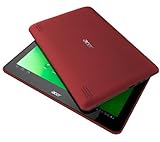 Tablet-PC ICONIA Tab A200 WiFi - 32 GB - rot + Universal-Halterung für die Küche F5L099cw mit Pen + Portfolio Case Iconia Tab - schwarz (XO.BAG0A.002)