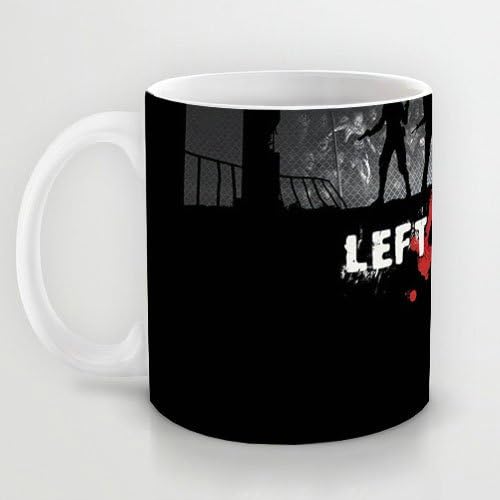 Left Dead Fence Zombi Characters Mugs,Best Gift Coffee Mugs/Tea Mugs/Drink Cups - Dishwasher and Microwave Safe
