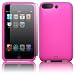 IPOD TOUCH 3RD GENERATION SILICON SKIN CASE HOT PINK WITH SCREEN PROTECTOR PART OF THE QUBITS ACCESSORIES RANGE