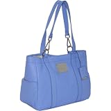 Calvin Klein Clip Handle Tote (Periwinkle)