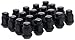White Knight 1707SBK-20AM Black Chrome Finish 12mm x 1.50 Thread Size Bulge Acorn Lug Nut, (Pack of 20)