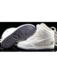 Single Detail Page Misc: Air Dunk High Hi Premium Undefeated UNDFTD White Sneakers Shoes 3D Keychain Figure - Fat Garage