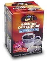 Black Mountain Gold Gourmet Coffee Pods - Hawaiian Kona Blend - 14 Ct.