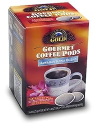 Black Mountain Gold Hawaiin Kona Coffee Pods-14 Coffee Pods