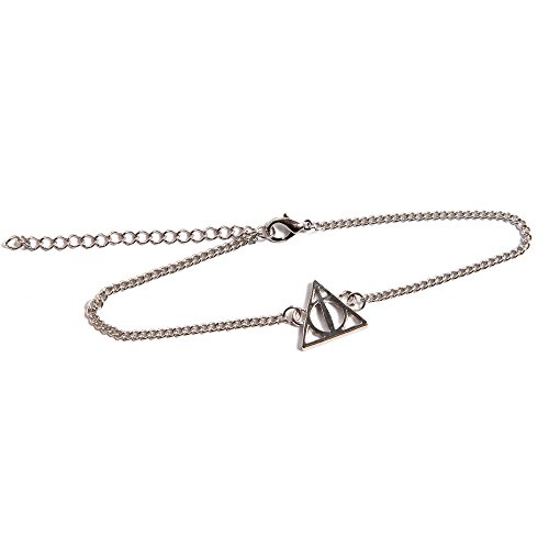 Harry Potter Deathly Hallows Silver Chain Bracelet