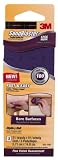 3M SandBlaster 421-180 Flexible Sanding Pad, 2.3 x 5.75-Inch, 180-Grit, Detail Size, 3-Sheet