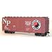 HO KIT 40' Combo Door Box, NP/Mineral Red/Monad