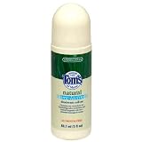 Tom's of Maine Natural Deodorant Roll-On, Lemongrass, 3-Ounce Roll-Ons (Pack of 4)