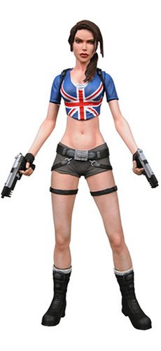 �ͥ� Player Select - Action Figure: Lara Croft as Tomb Raider (Union Jack) �������� ������� ���᡼�� �ե��� �����꡼ ���� ư�� �̿���