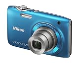 Nikon COOLPIX S3100 Compact Digital Camera - Blue (14MP, 5x Optical Zoom) 2.7 inch LCD