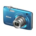 Nikon Coolpix S3100 Digitalkamera (14 Megapixel, 5-fach opt. Zoom, 6,7 cm (2,7 Zoll) Display, HD Video, bildstabilisiert) lagunenblau