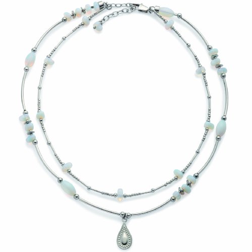 Jewels by Leonardo Damen-Halskette DOUBLE DAYLIGHT Edelstahl 40 cm 011839 Preisvergleich