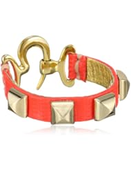 Ted Rossi "Resort" Lizard Metal Mini Talon Flame Cuff Bracelet