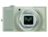 Nikon S8000 Digital Camera - Silver (14.2MP, 10x Optical Zoom) 3 inch LCD