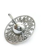 Silver Leaves Dreidel