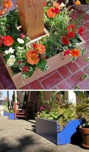 Amazon.com : Plant Box Around-a-Post Cedar Planter : Patio, Lawn & Garden