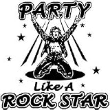 Party Like A Rock Star Adult T-Shirt
