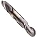 Niagara Cutter DB260 High Speed Steel Ball Nose End Mills, Inch, Right Hand, Weldon Shank, TiCN Finish, 30 Degree Helix