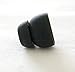 10qty - Black Double Flange Replacement Silicone Earbuds (Fits Beats2 Wireless) 4.1mm Connector