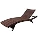 BEST Outdoor Adjustable Wicker Lounge