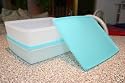 Tupperware Large Freezer Square Rounds Set of 2