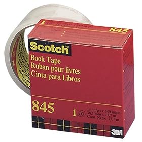 3M Scotch(R) 845 Book Tape, 1 1 2in. x 540in. by 3M