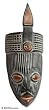 Beninese wood mask, 'Fon Chieftain'