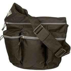 Diaper Dude Messenger Diaper Bag in Black