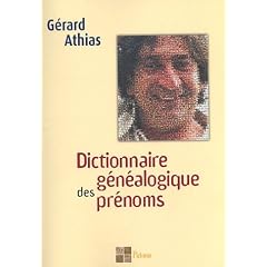 Dictionnaire g�n�alogique des pr�noms
