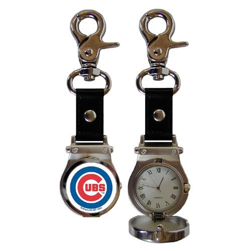 Chicago Cubs Clip On Watch Keychain