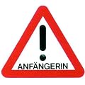 ANF�NGERIN-Hinweisschild, 170 mm x 150 mm