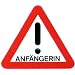 ANF�NGERIN-Hinweisschild, 170 mm x 150 mm