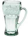 Libbey Coca-Cola 14-Ounce Mugs, Georgia Green, Set of 4