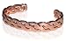 Magnetic Copper Mens Wide Celtic Therapy Bracelet 7.5 "