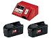 Milwaukee 48-11-2230-C (2) 18V 2.4Ah NiCd Batteries w/ Charger