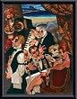 Art Poster Metal Framed Print - Copacabana Palace Hotel - Artist: Juarez Machado- Poster Size: 14 X 11