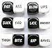 Smartdealspro Black and White Color Funny Adult Fun Toy Love Game Sexy Romance Exrotic Dice 2pcs