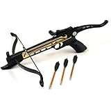 80 Lbs Self-cocking Crossbow Pistol Cross Bow 15 Arrows